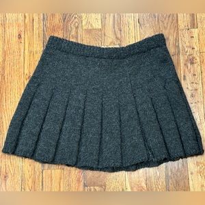 Alpaca Wool Hand Knit Skirt - Size 4